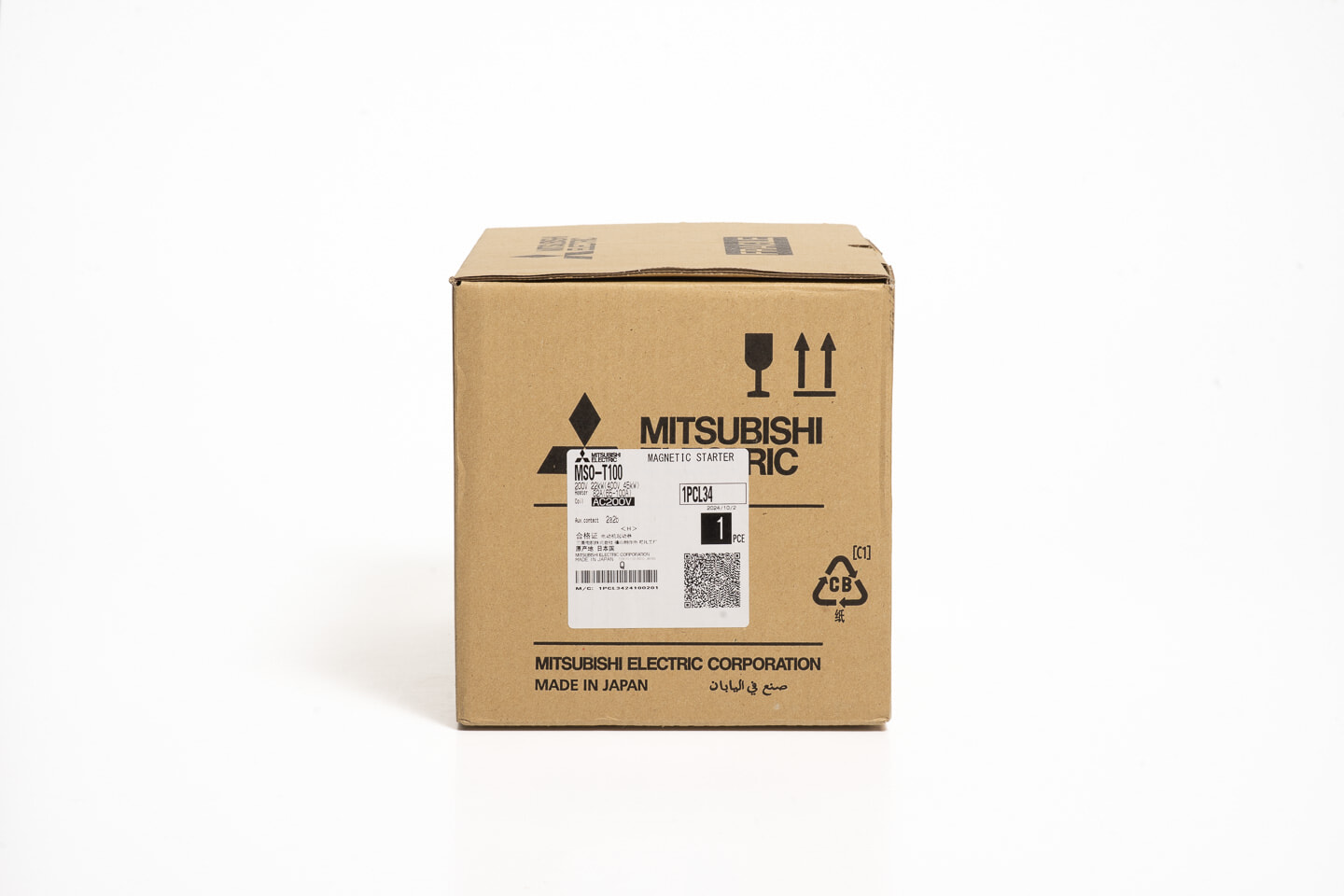 三菱 電磁開閉器 MSO-T100 22KW 200V AC200V (24年製)