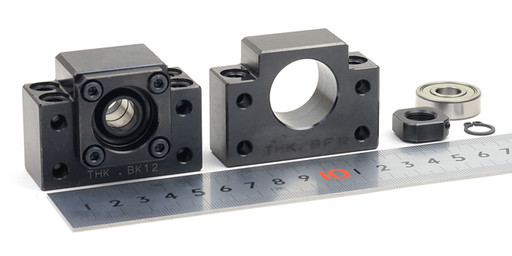 THK サポートユニット固定側と支持側のセット BF12+BK12