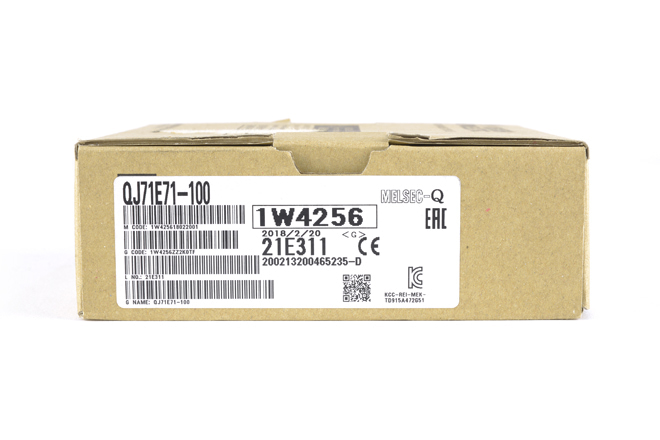 三菱 Ethernetインタフェースユニット QJ71E71-100 (18年2月製)