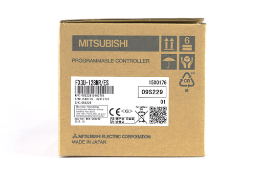 三菱 基本ユニット FX3U-128MR/ES (15年製)