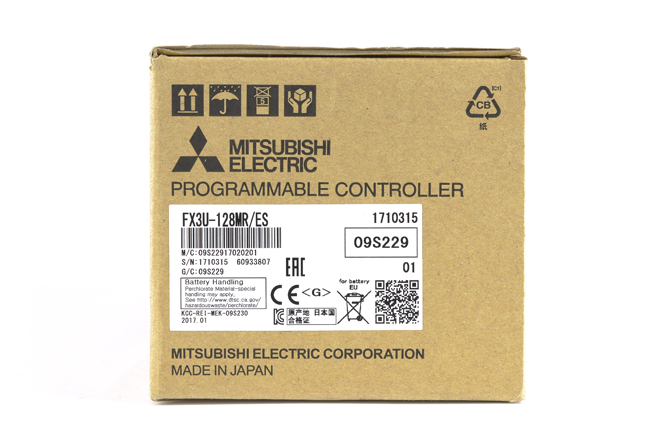 三菱 基本ユニット FX3U-128MR/ES (17年製)