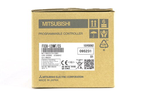 三菱 基本ユニット FX3U-128MT/ES (15年製)