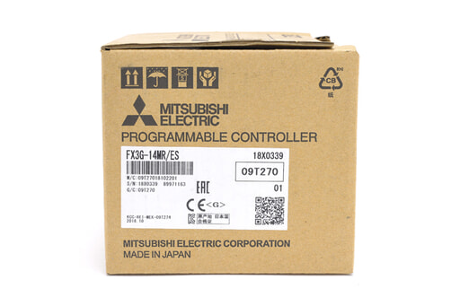 三菱 基本ユニット FX3G-14MR/ES (18年製)